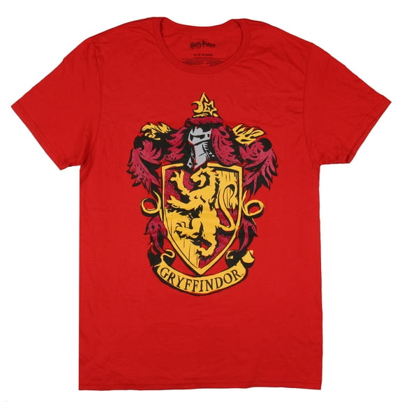 Harry Potter Men's Gryffindor Shield Of Armor Adult Graphic T-Shirt