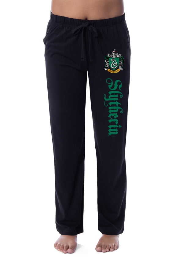 Harry Potter Men's Hogwarts Castle School House Crest Pajama Pants - 5 Styles