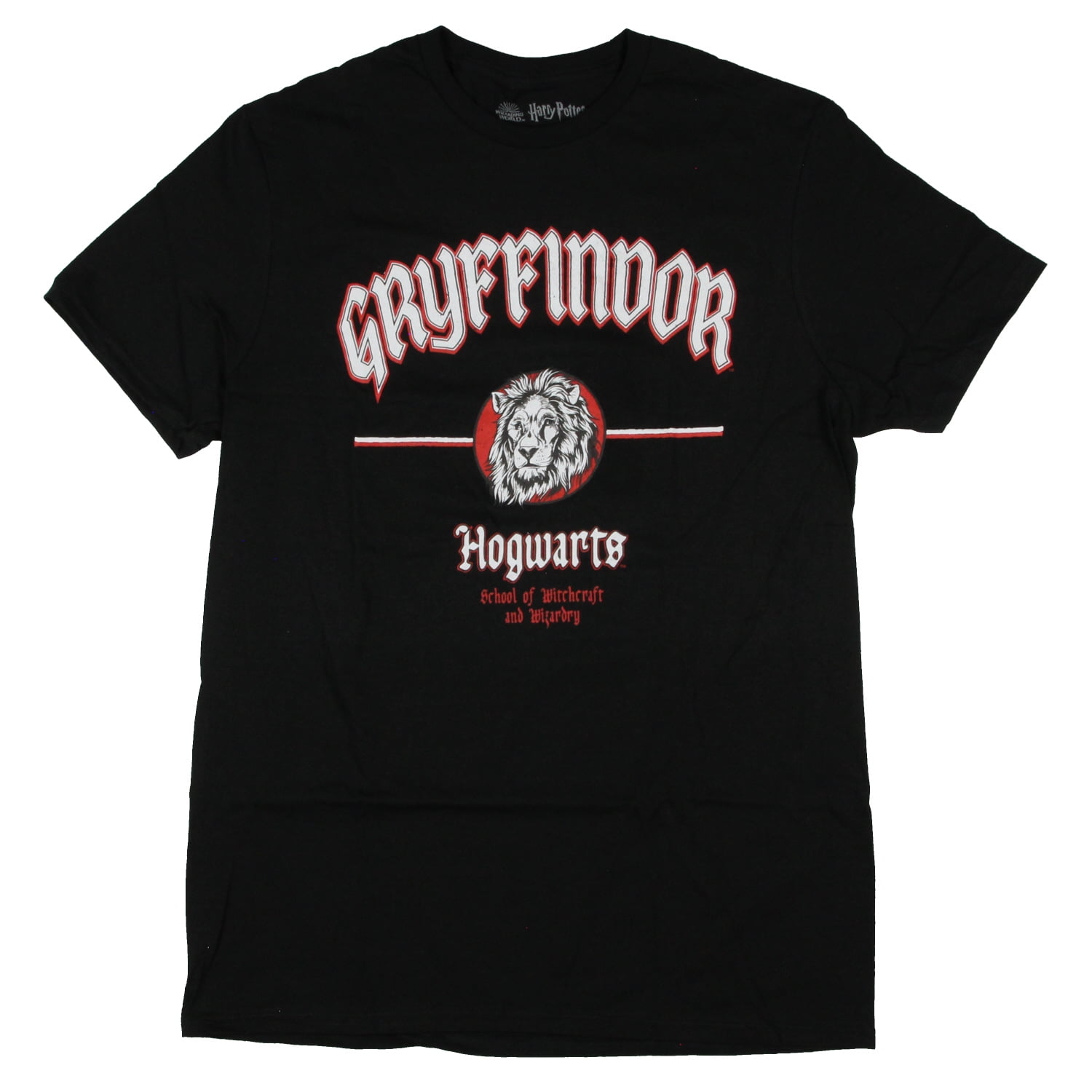 Official Harry Potter Gryffindor Crest T-Shirt For Men - Officially Licensed, Slim Fit Cotton Tee