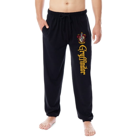Harry Potter Mens' Hogwarts All Houses Sleep Jogger Pajama Pants