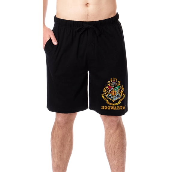 Harry Potter Mens' Hogwarts All Houses Sleep Pajama Shorts