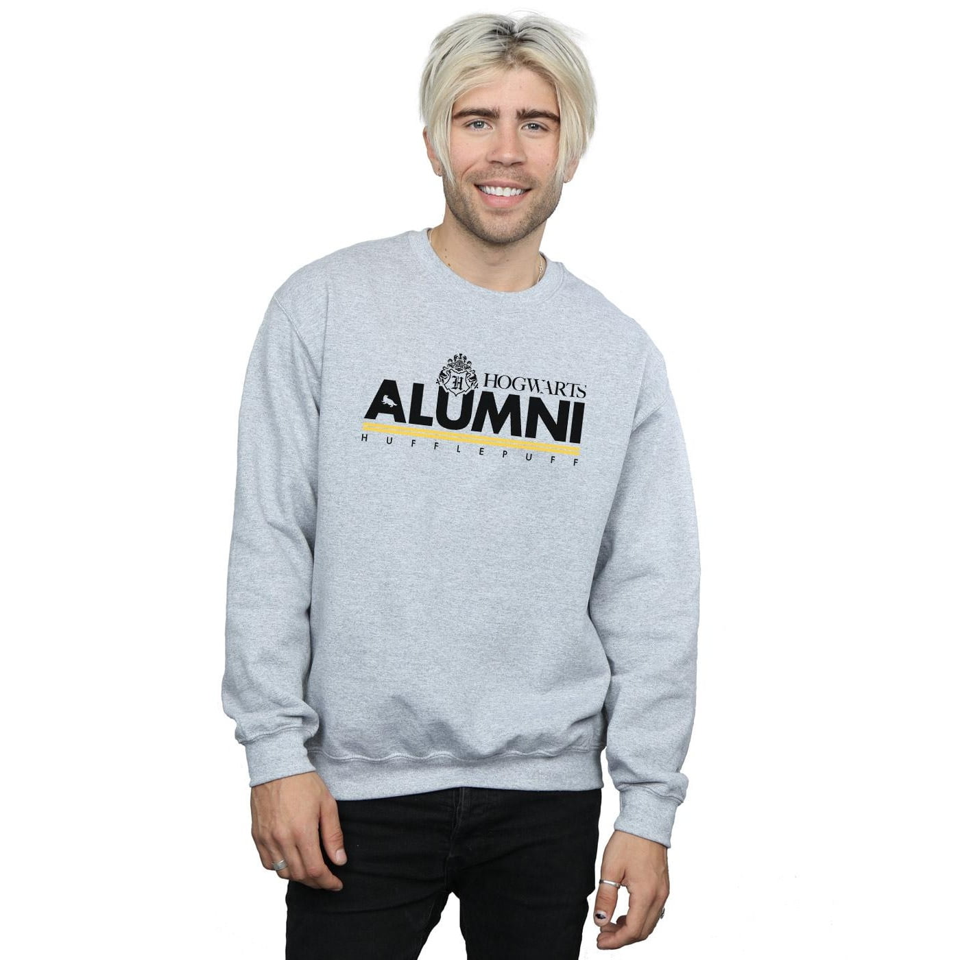 Harry Potter Mens Hogwarts Alumni Hufflepuff Sweatshirt - Walmart.com