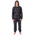 thumbnail image 1 of Harry Potter Mens' Hogwarts Christmas Sweater Hooded Union Suit Pajama, 1 of 8