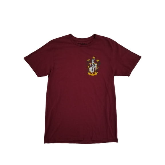 Harry Potter Mens Maroon Gryffindor Graphic Tee T-Shirt Medium