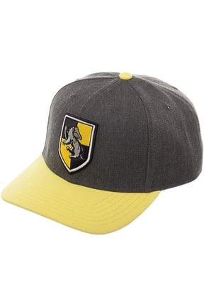 Harry Potter Metallic Embroidery Snapback Hat with Pre-Curved Bill