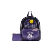 Harry Potter Mini Backpack with Coin Purse, Artifacts Design, Small Travel Bag for Men and Women, Multi