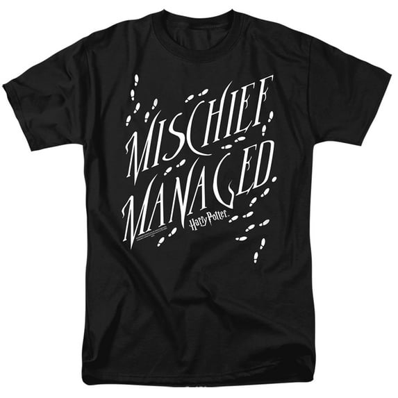 Harry Potter Mischief Managed 4 Officially Licensed Adult T Shirt