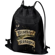 حقيبة ظهر رياضية من Harry Potter Mischief مُدارة برباط 17 &times; 13، مثالية للصالة الرياضية أو اليوغا أو التدريب
