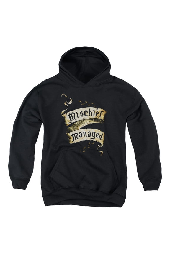 - Mischief Managed - Youth Hooded Sweatshirt - Large