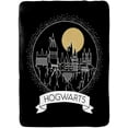 thumbnail image 1 of Harry Potter Hogwarts Moonrise 60 x 90 Blanket, 1 of 2