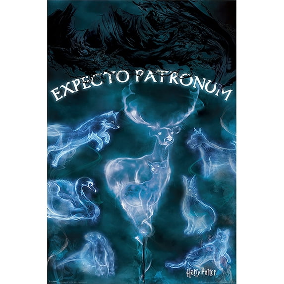 Harry Potter - Movie Poster / Print (Expecto Patronum - Different Patronuses) (Poster & Poster Strip Set)