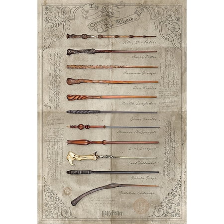 Harry Potter - Movie Poster / Print (The Wand Chooses The Wizard) (Wands)