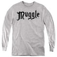 thumbnail image 1 of Harry Potter Muggle Kids Long Sleeve T Shirt (X-Large) for Youth Boys and Girls, Athletic Heather, 1 of 4