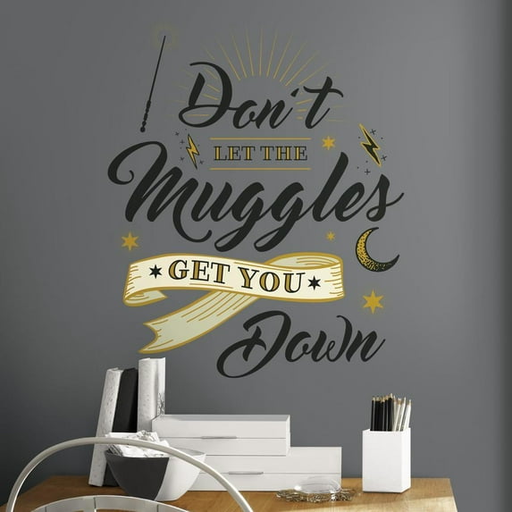 Harry Potter Muggles Wall Quote Giant Wall Decals