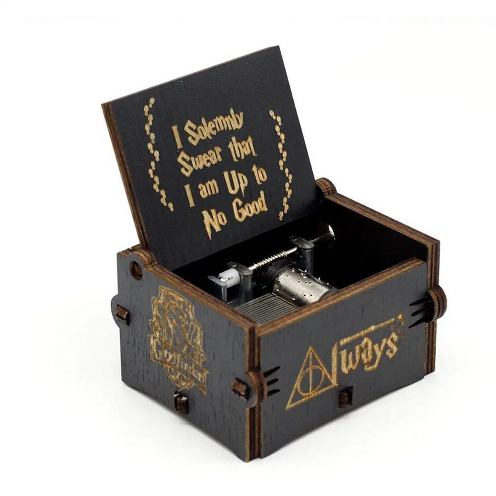 ApexComm Harry Potter Wind-Up Black Music Box