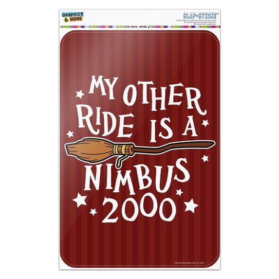 Harry Potter My Other Ride Is a Nimbus 2000 Home Business Office Sign