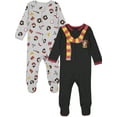 thumbnail image 1 of Harry Potter Newborn Baby Boys 2 Pack Zip Up Sleep N' Play Coveralls Newborn to Infant, 1 of 5