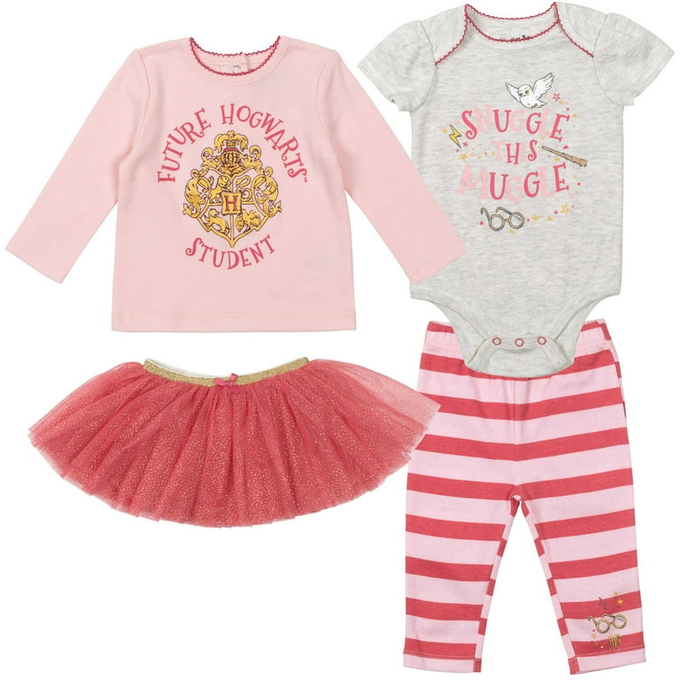 Buy Harry Potter Hogwarts Pink T-Shirt & Leggings Set 6 years, Tops and  t-shirts