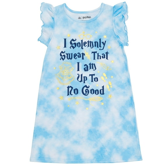 Harry Potter Nightgown Pajamas Tie Dye Little Kid to Big