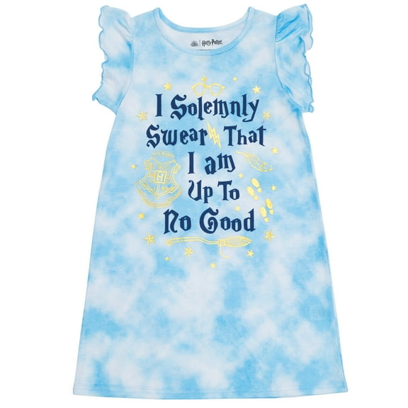 Harry Potter Nightgown Pajamas Tie Dye Little Kid to Big