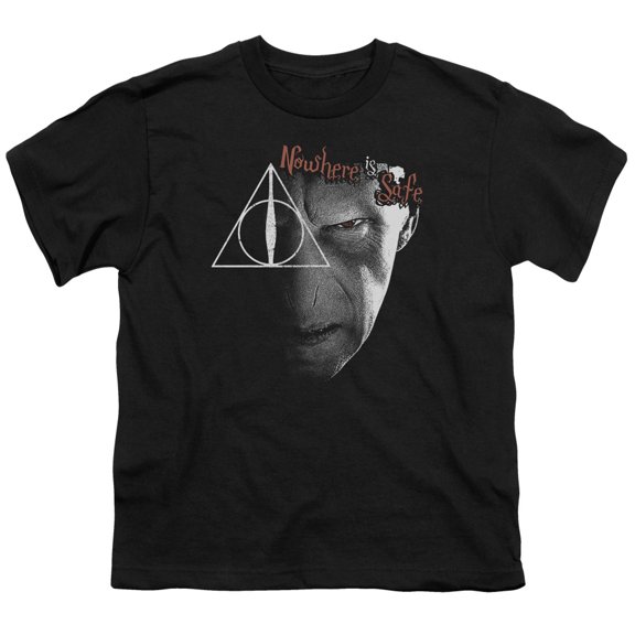 Harry Potter - Nowhere Is Safe - Youth Short Sleeve Shirt - Small