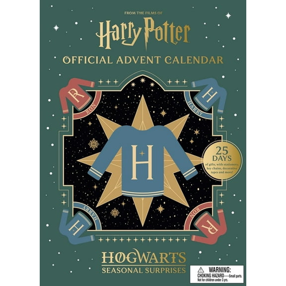 Harry Potter Official Advent Calendar Seasonal Surprises (Festive Sweaters Ed.), (Paperback)