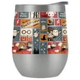 thumbnail image 1 of Harry Potter Official Cute Chibi Pattern 12 oz Stemless Tumbler, Stainless Steel Travel Cup|Lake Tumbler|Insulated with Leak Resistant Slide-Lock Lid, Stainless Steel, 1 of 7