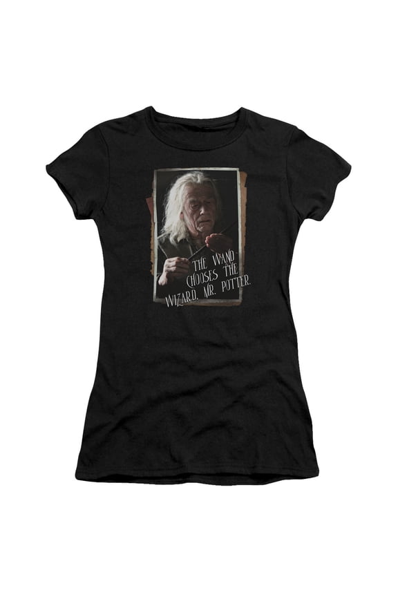 Harry Potter Olivander S/S Junior Women's T-Shirt Sheer Black