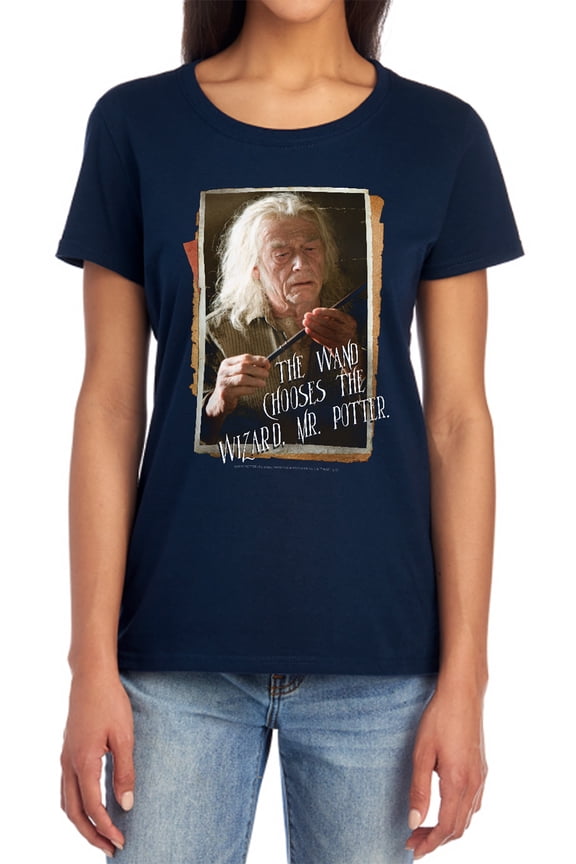 Olivander Women's T Shirt, Navy, Large