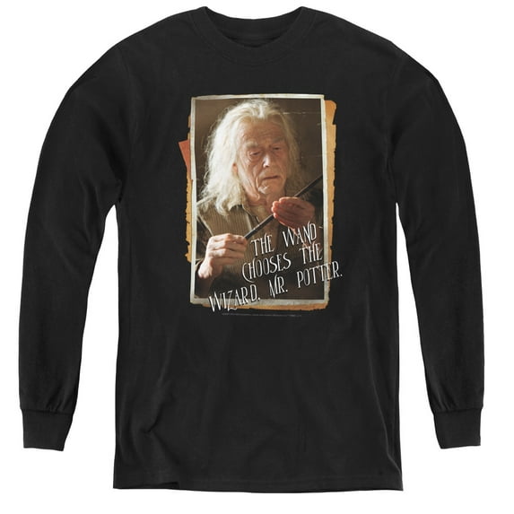 Harry Potter - Olivander - Youth Long Sleeve Shirt - X-Large