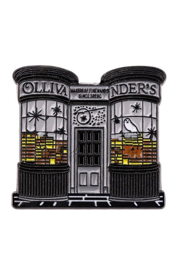 Harry Potter Olivander's Wand Shop Enamel Metal Pin