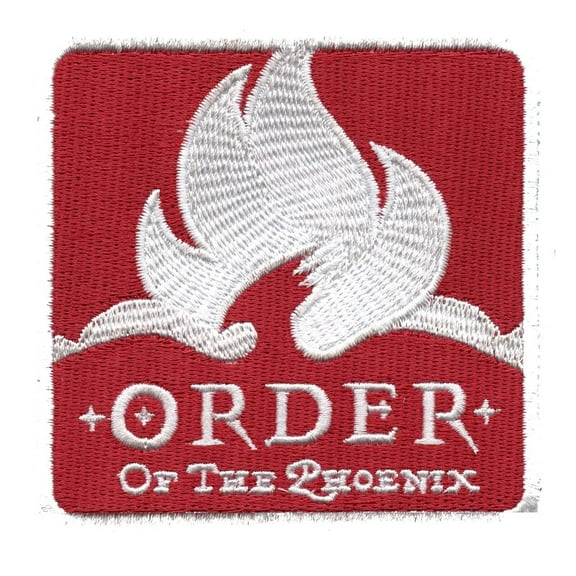 Harry Potter Order Of The Phoenix Red Box Logo Patch