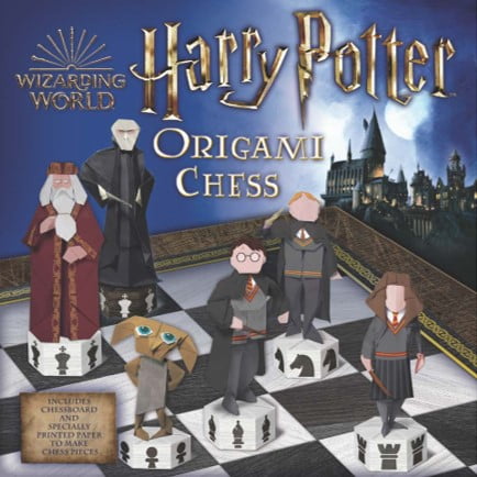 Harry Potter Wizarding World Origami Chess Kit with Printed Paper