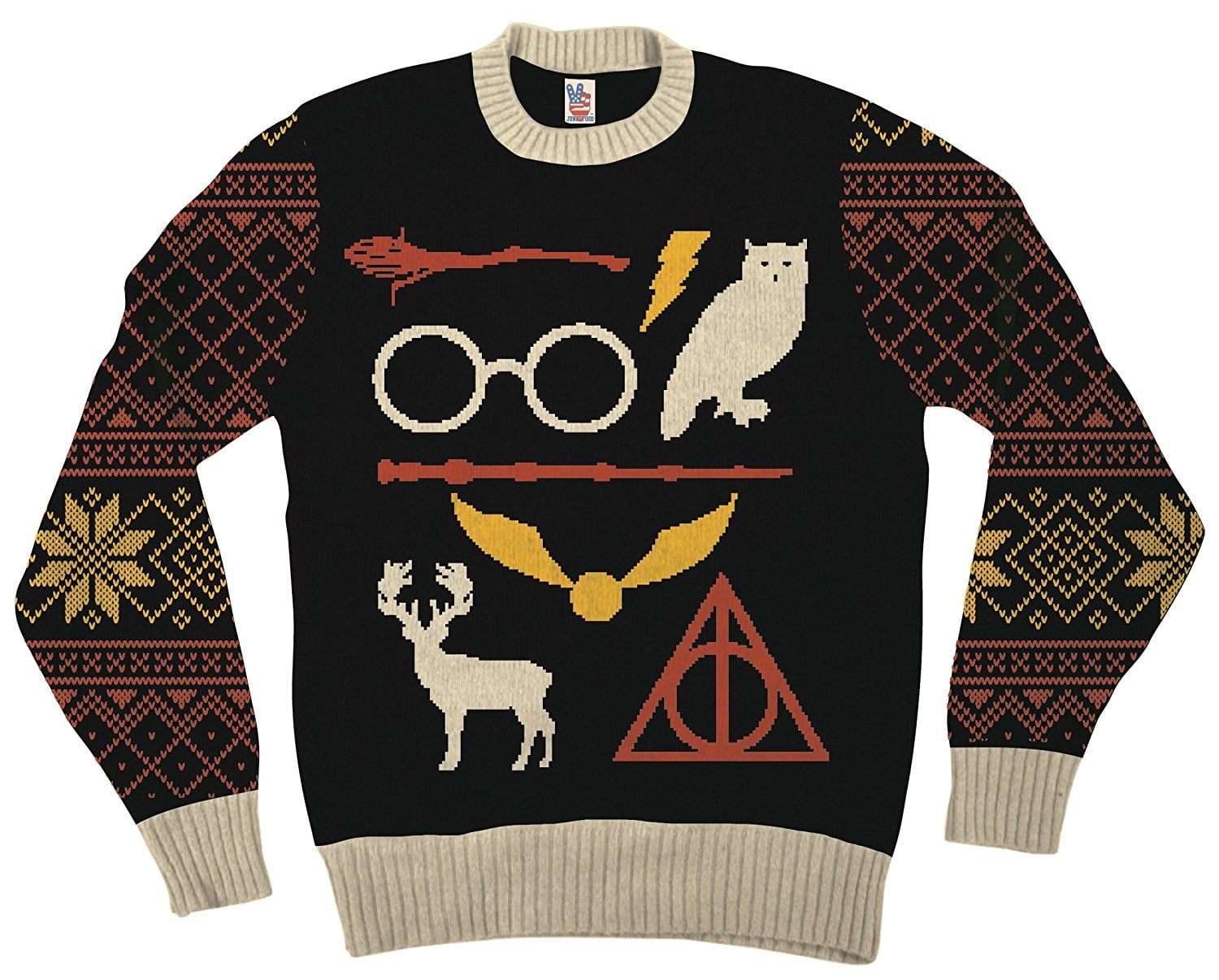 Harry Potter Owl Deathly Hallows Sign Black Ugly Christmas 