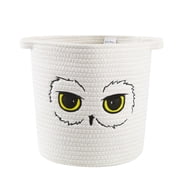 Harry Potter Owl Rope Basket, 10" x 10"