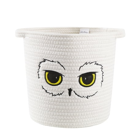 Harry Potter Owl Rope Basket, 10" x 10"
