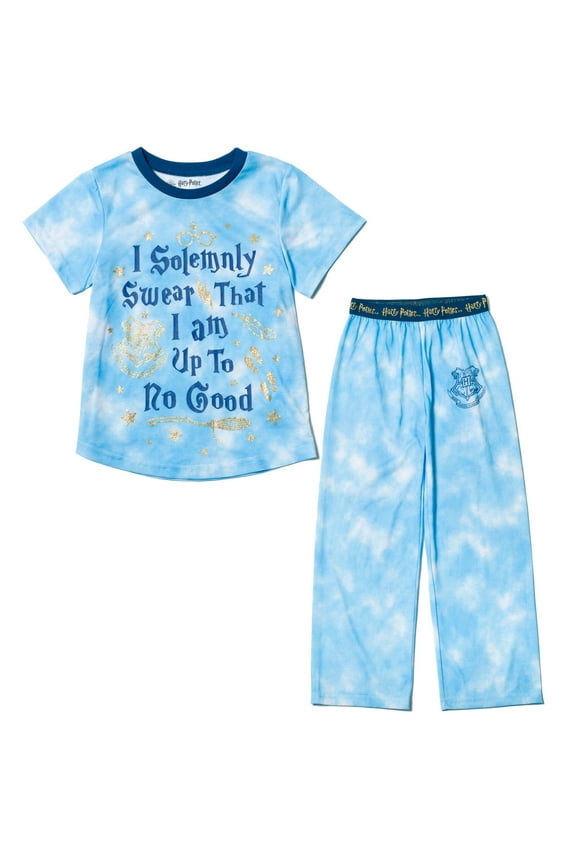 Pajama Shirt and Pants Sleep Set Tie Dye Little Kid to Big Kid