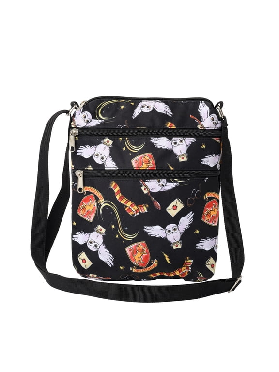 Passport Bag Travel Crossbody Purse Gryffindor Hedwig