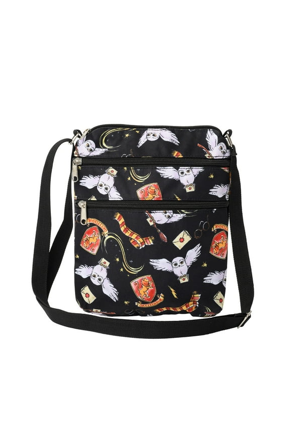Passport Bag Travel Crossbody Purse Gryffindor Hedwig