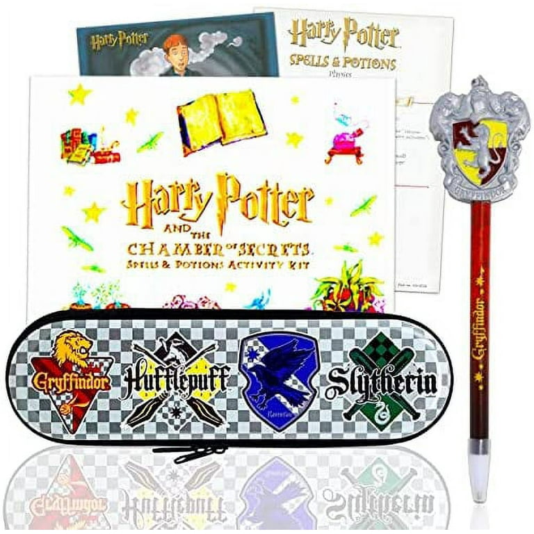 Harry Potter Pencil Case School Supplies Set ~ Deluxe Harry Potter Pencil  Holder Box with Hogwarts Pen and Magic Activity Kit | Office Supplies 
