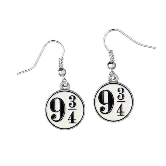 Harry Potter Platform 9 3/4 Silver Plated Earrings
