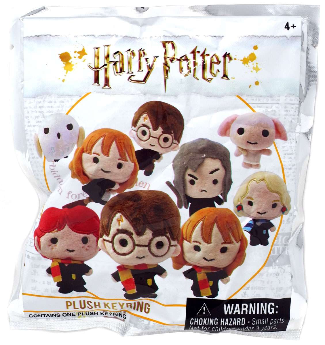 Harry Potter Plush Collectible Key Ring Blind Bags Mystery Toy Walmart