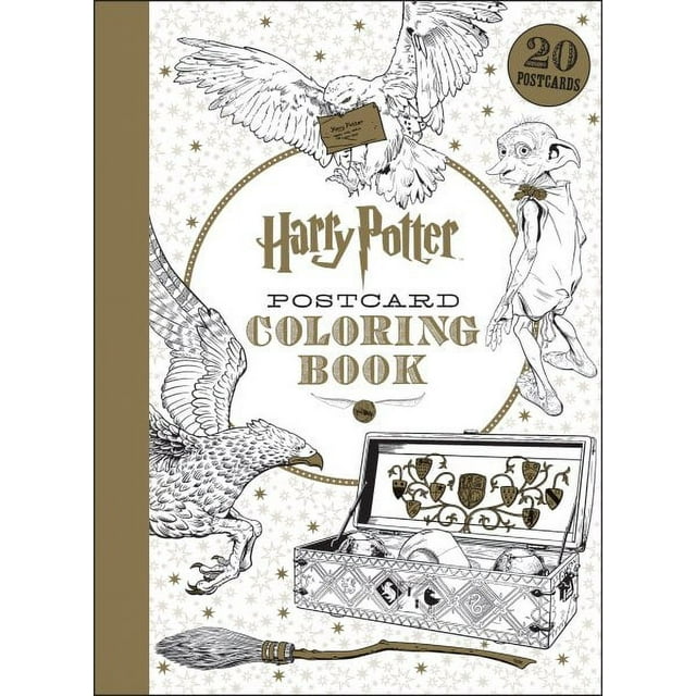 Harry Potter Postcard Coloring Book - Walmart.com