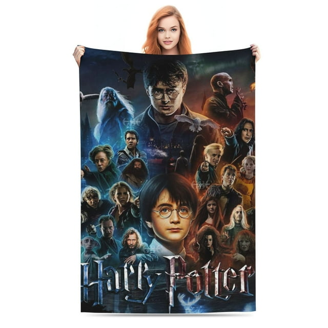 Harry Potter Poster Soft Blanket Fuzzy Fleece Antipilling Flannel