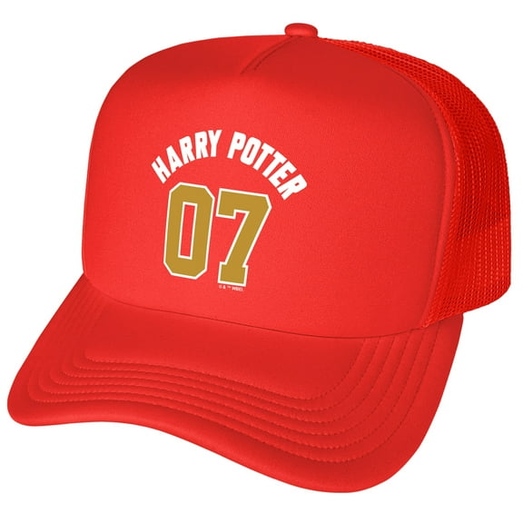 Harry Potter Potter Jersey Clean Foam Snapback Trucker Hat - Unisex for Men and Women