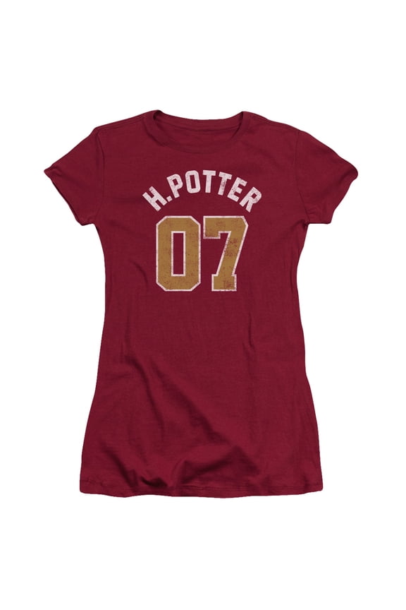 Harry Potter Potter Jersey S/S Junior Women's T-Shirt Sheer Cardinal