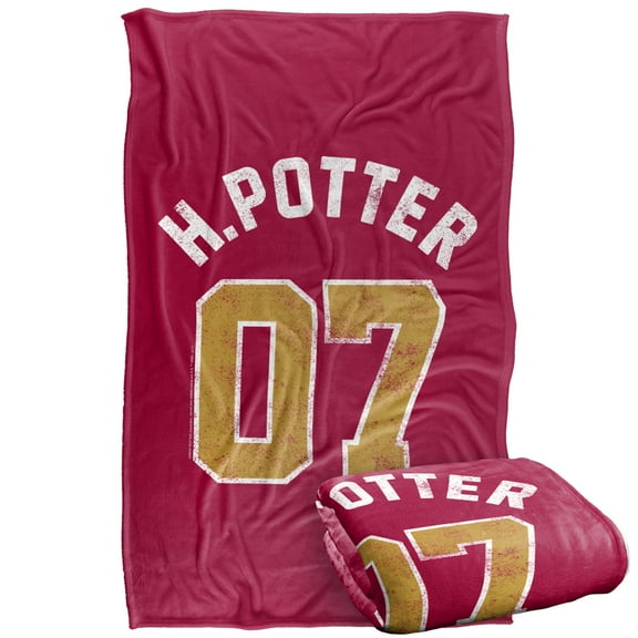 Harry Potter Potter Jersey Silky Touch Super Soft Throw Blanket 36' x 58',Potter Jersey