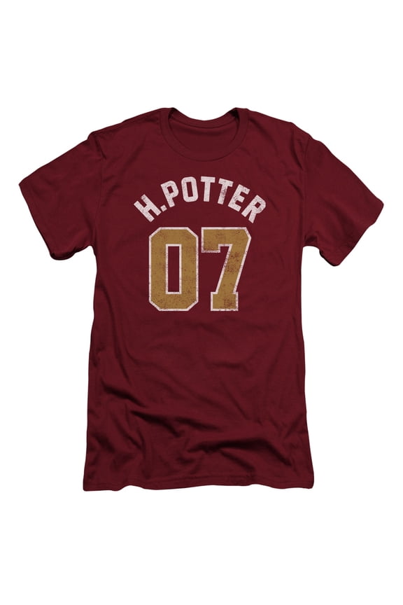 Harry Potter Potter Jersey S/S Adult 30/1 T-Shirt Cardinal