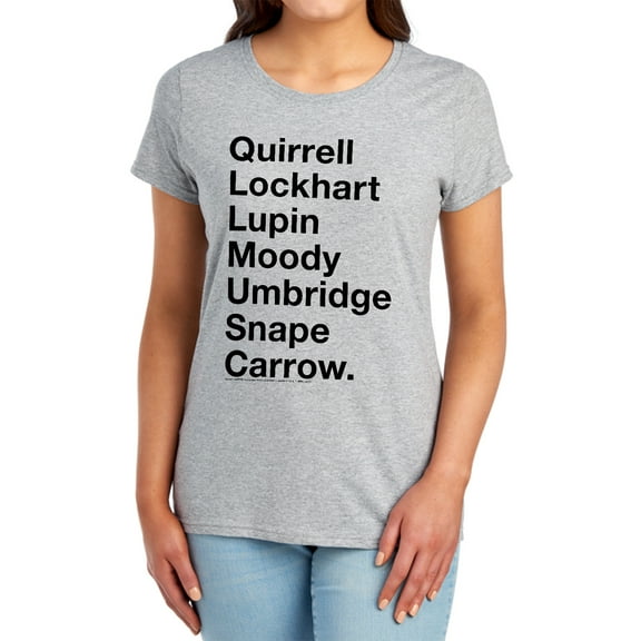 Harry Potter Professors Women's T Shirt, Athletic Heather, Small