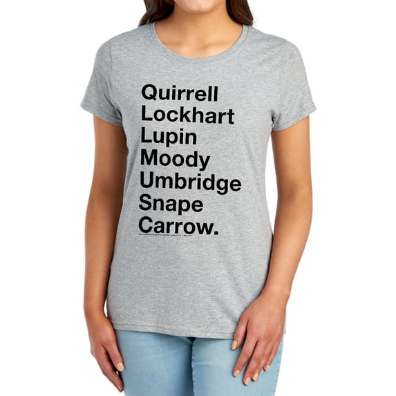 Harry Potter Professors Women's T Shirt, Athletic Heather, X-Large